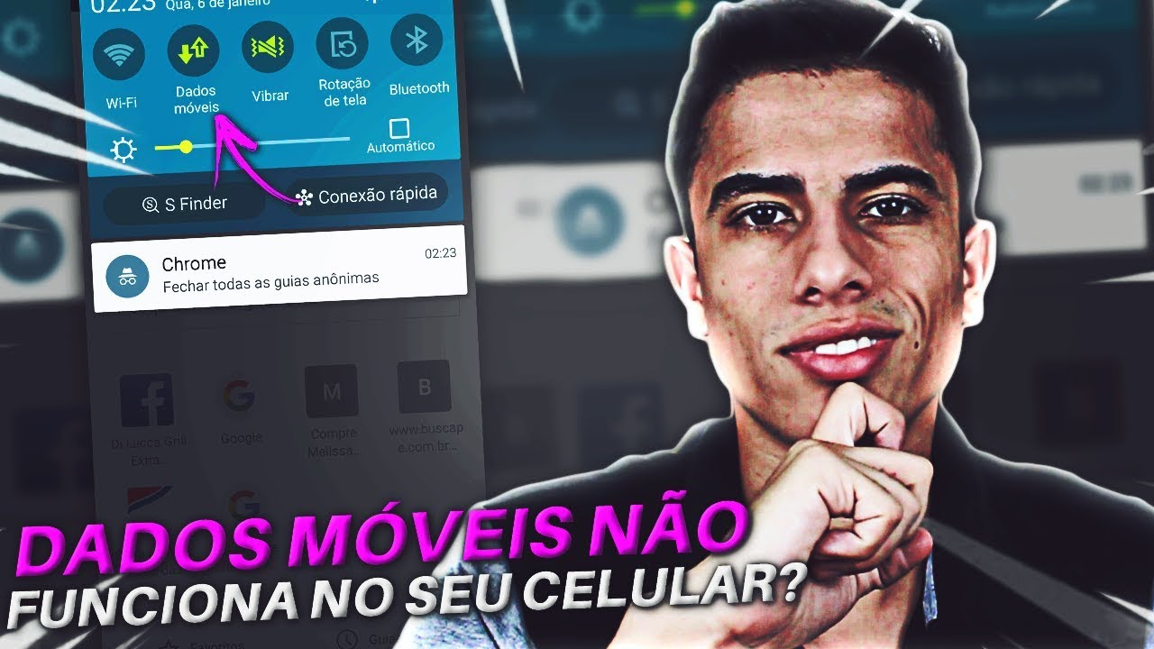 Nao consigo ligar os dados moveis