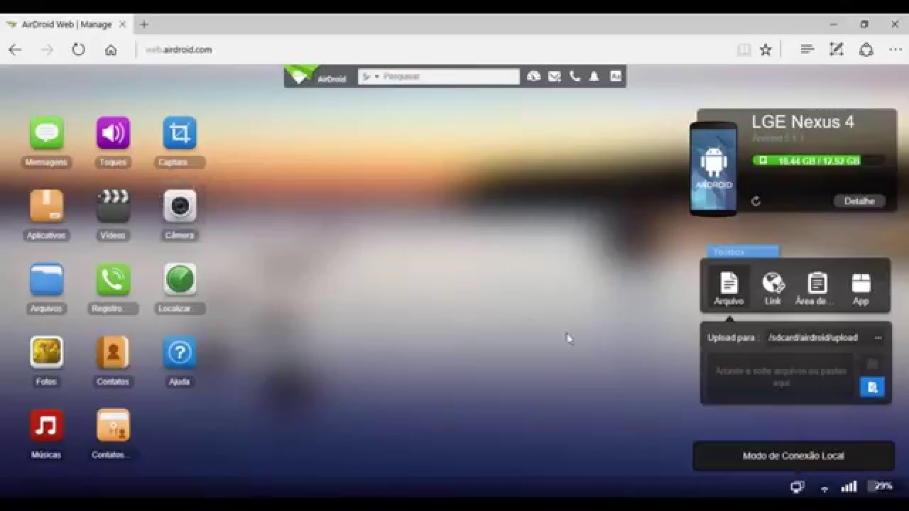 Como ligar android ao pc