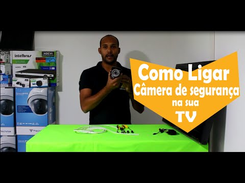 Como ligar camera de vigilancia direto na tv