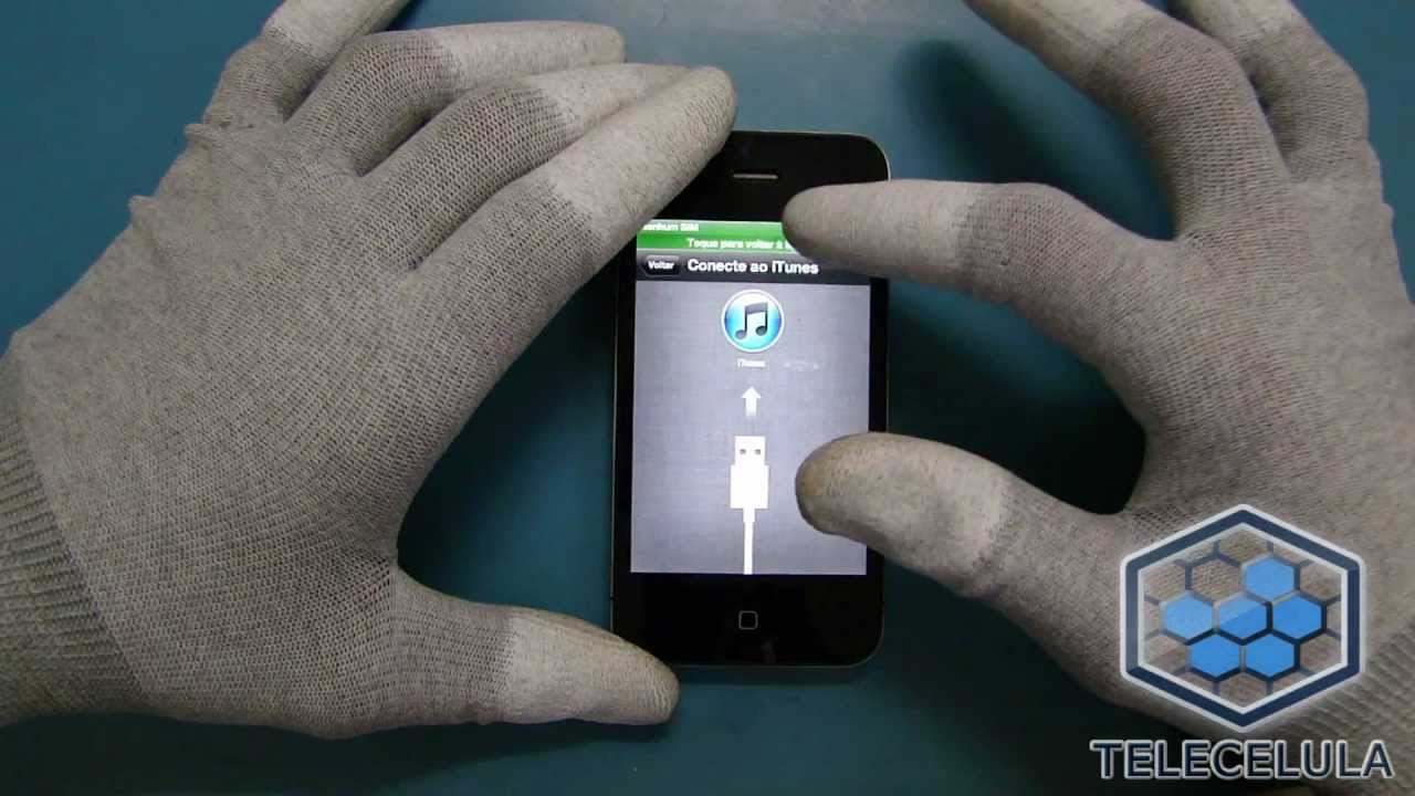 Como ligar um iphone 4