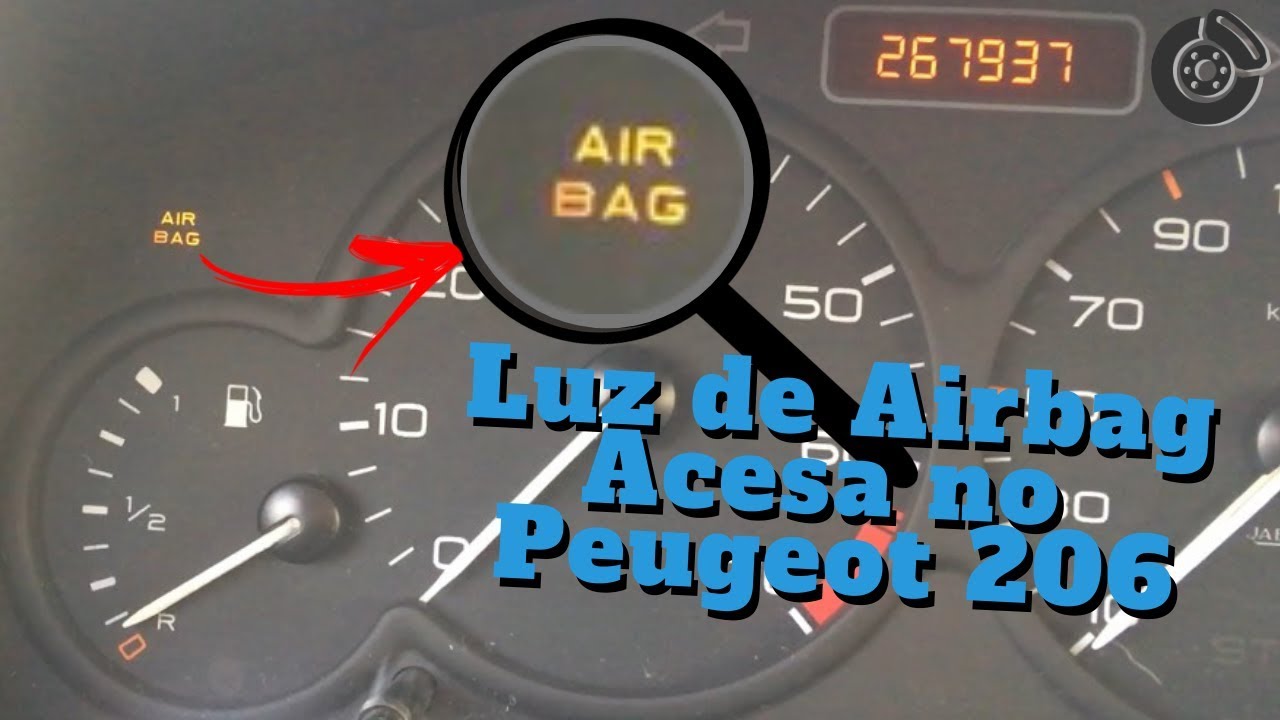 Desligar luz airbag peugeot 206