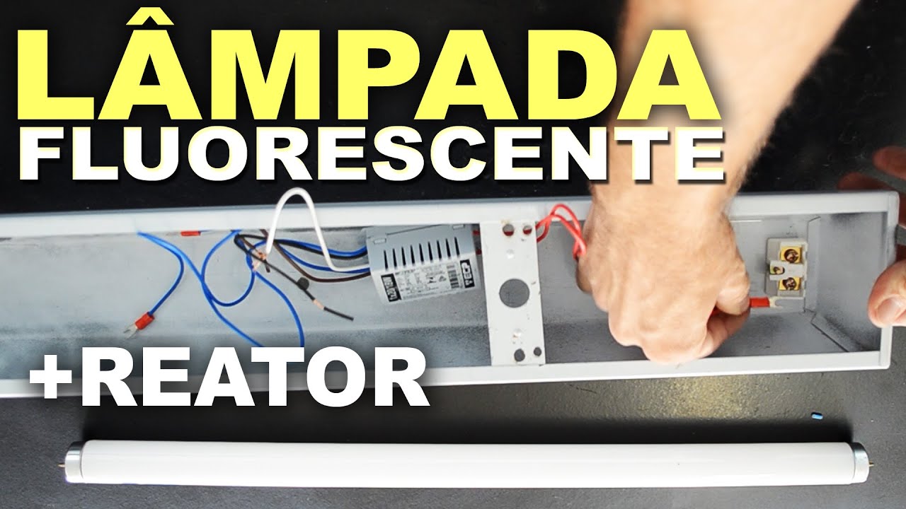 Ligar balastro lampada fluorescente