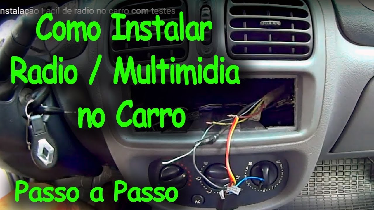 Como ligar um radio no automovel