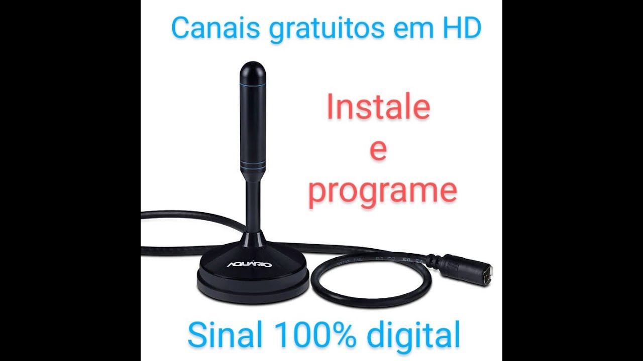 Como ligar antena digital na tv