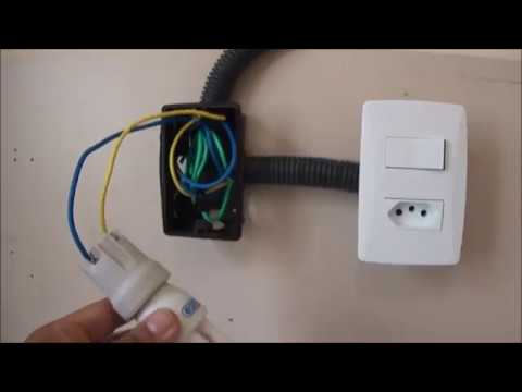 Ligar um interruptor e uma tomada