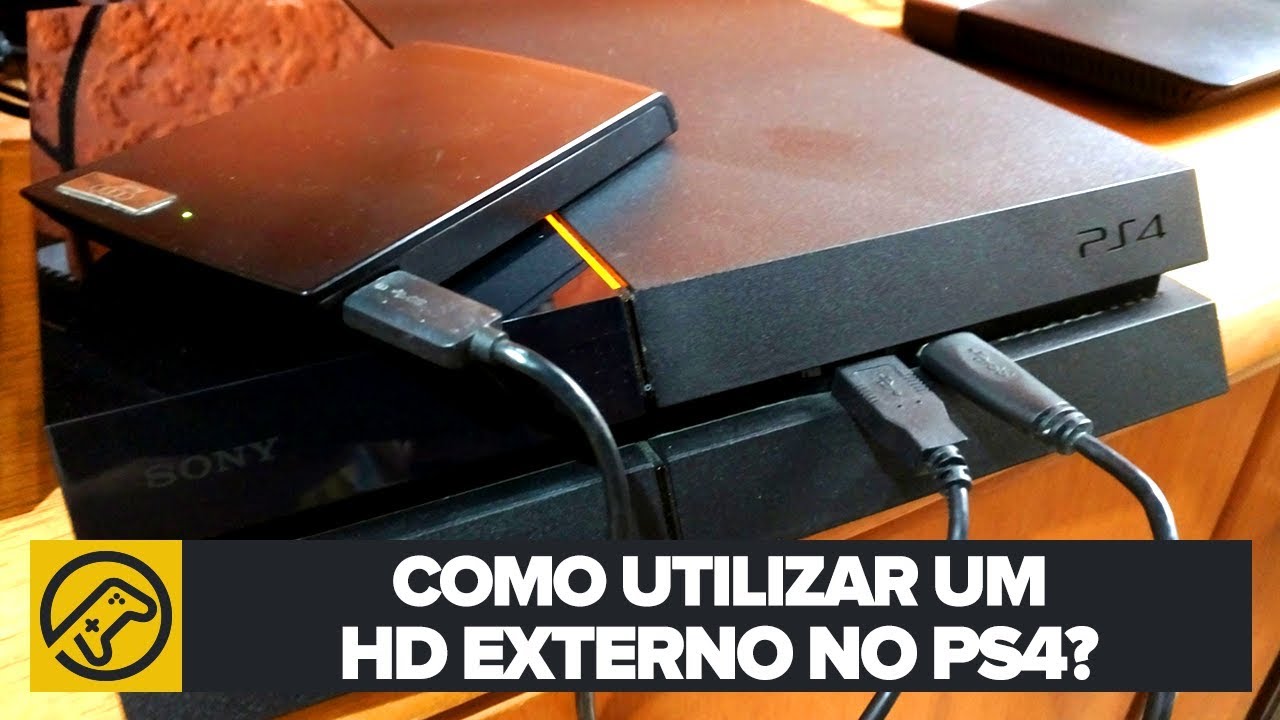 Ligar disco externo a ps4