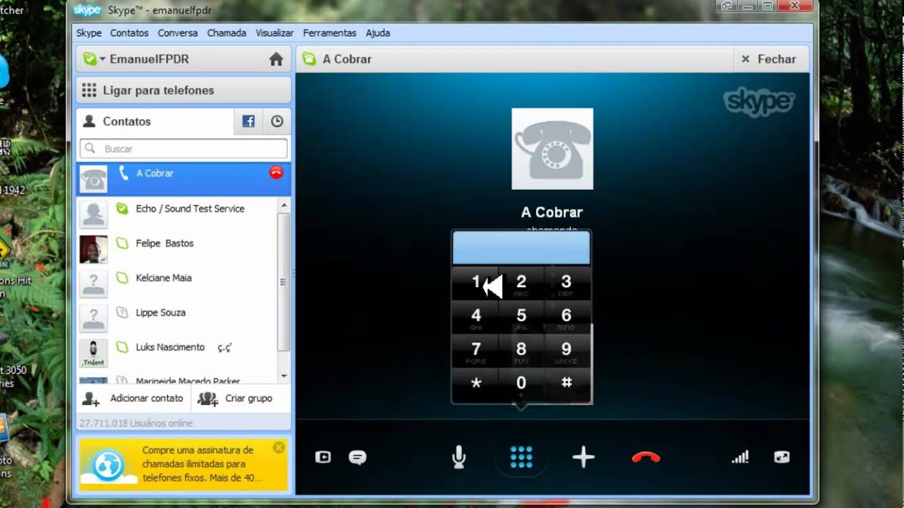 Como ligar a cobrar skype
