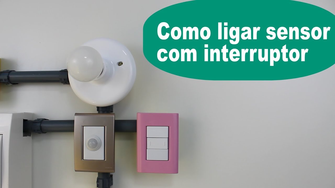 Ligar sensor de movimento com interruptor