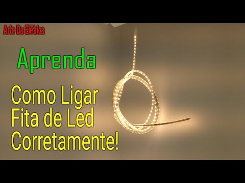 Como ligar fita led em 220v