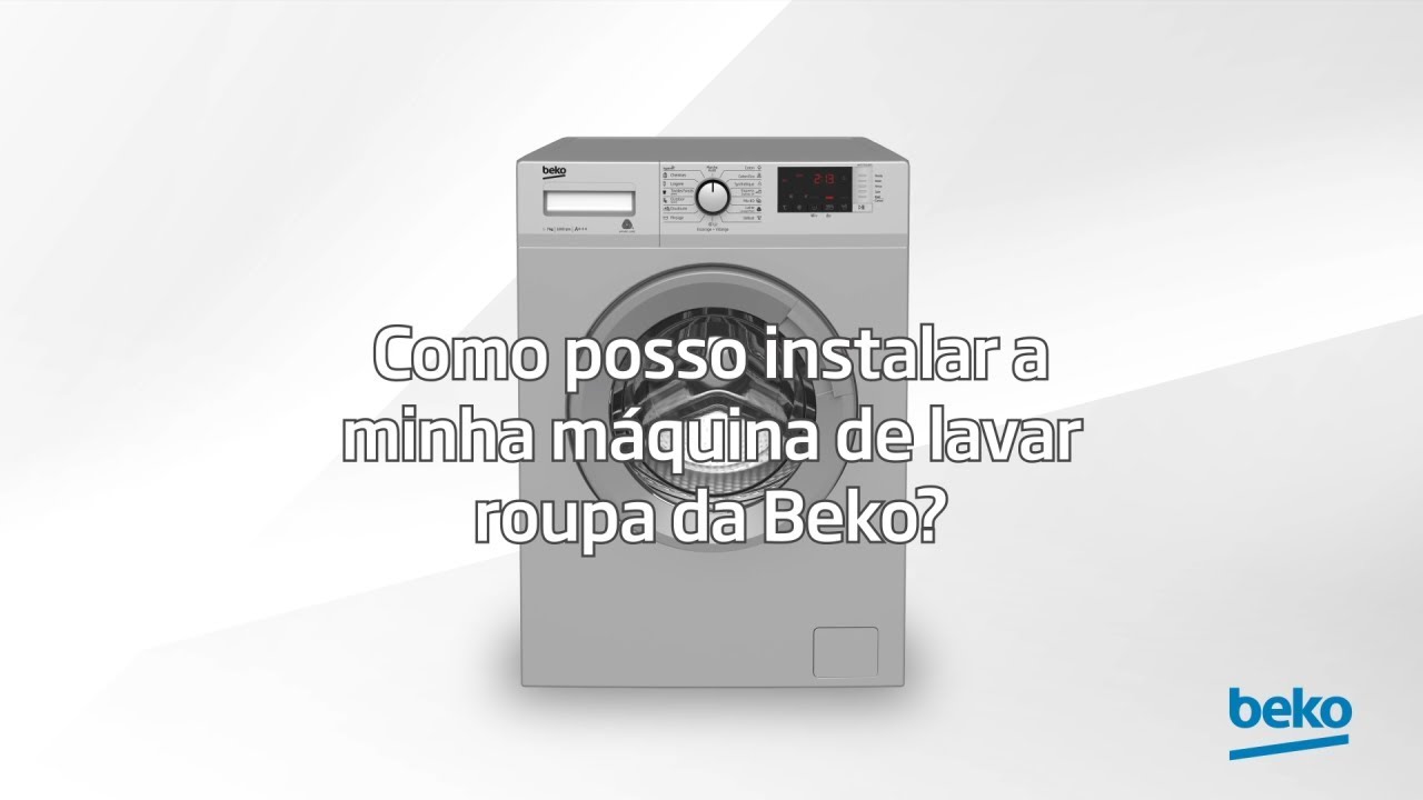 Ligar maquina de lavar roupa