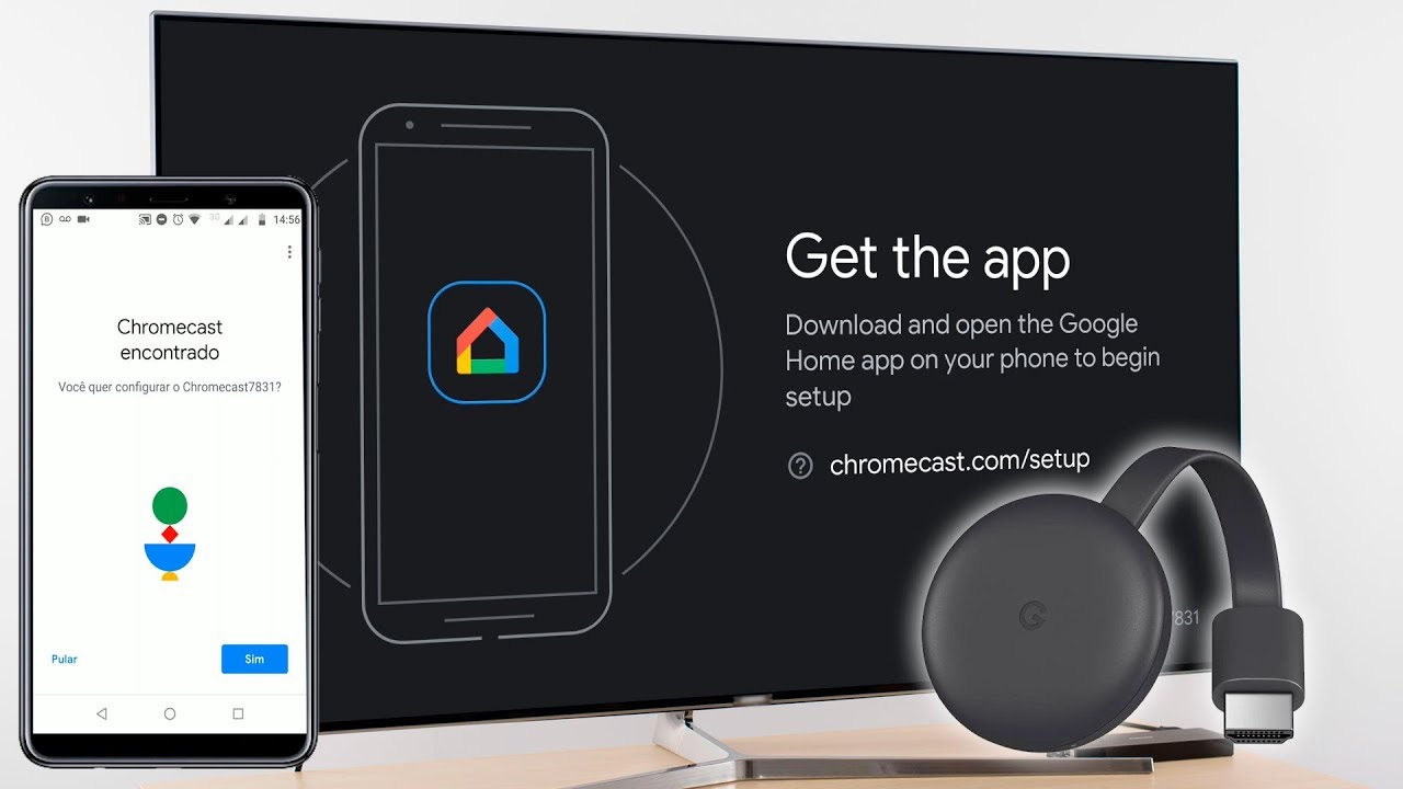 Como ligar google chromecast