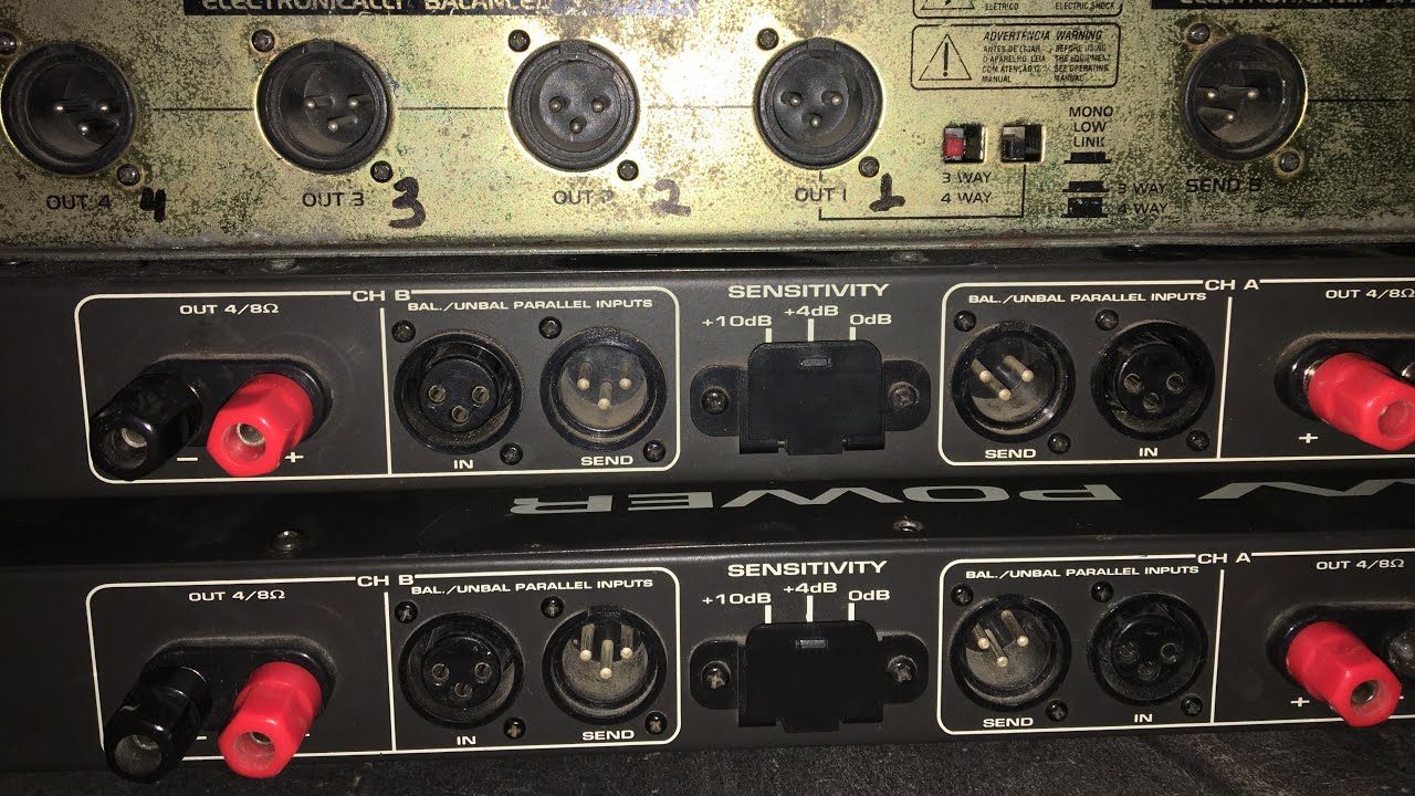 Ligar 2 amplificadores juntos