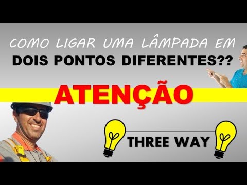 Como ligar uma lampada com dois interruptores