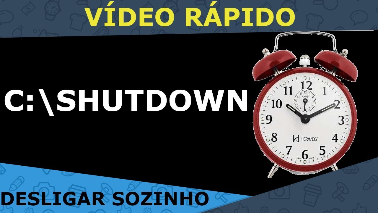 Configurar pc para desligar sozinho