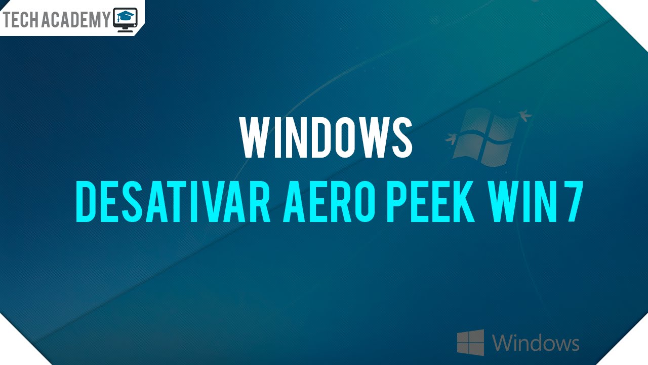 Desligar windows aero 1 Desligar windows aero