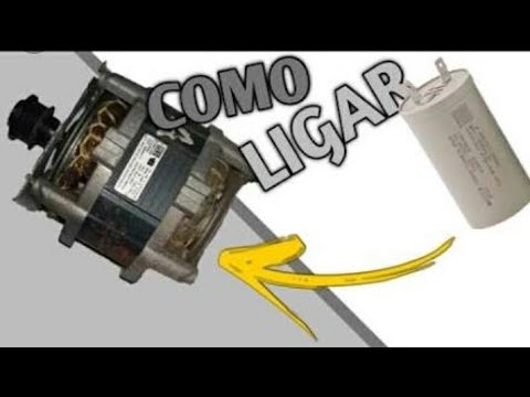 Como ligar motor monofasico 3 fios com capacitor