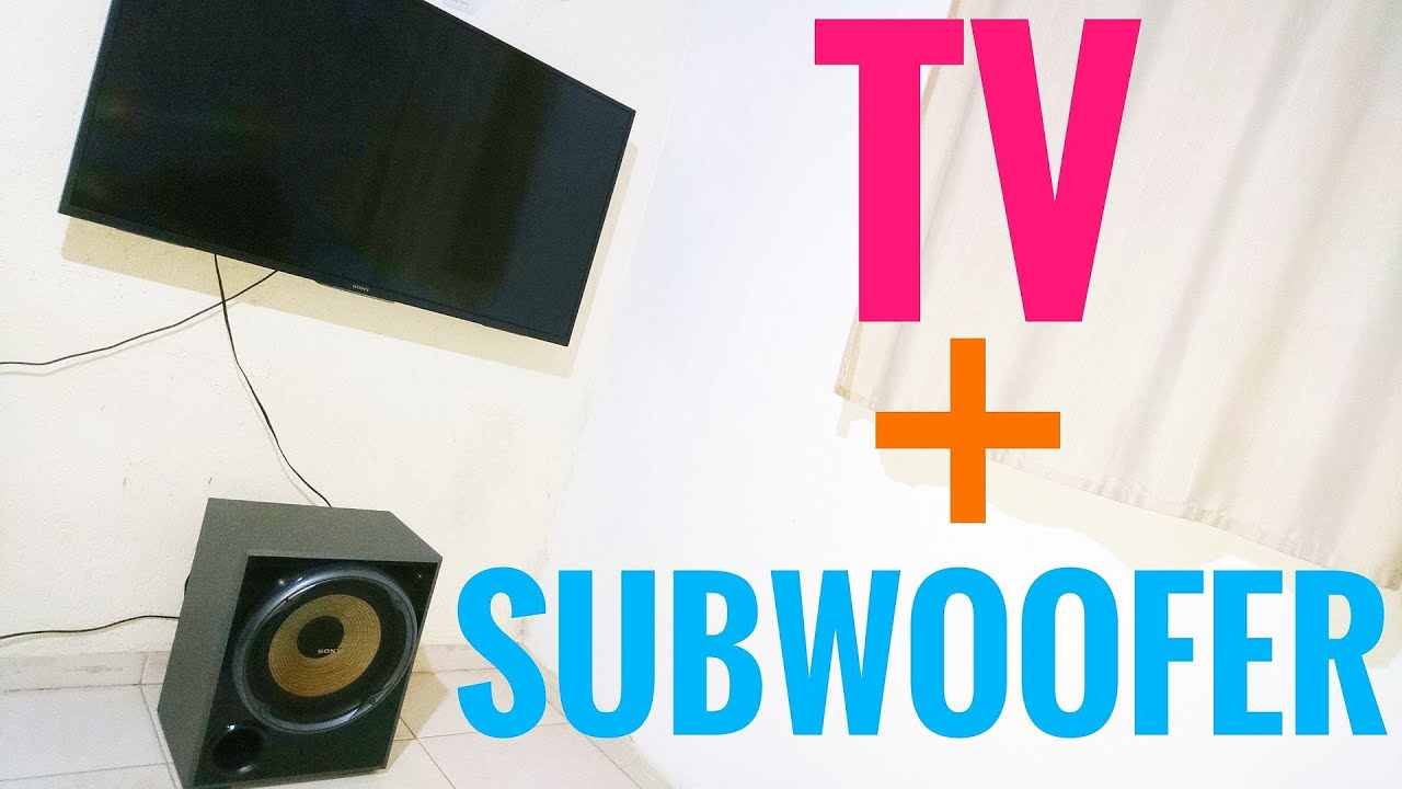 Ligar subwoofer na tv