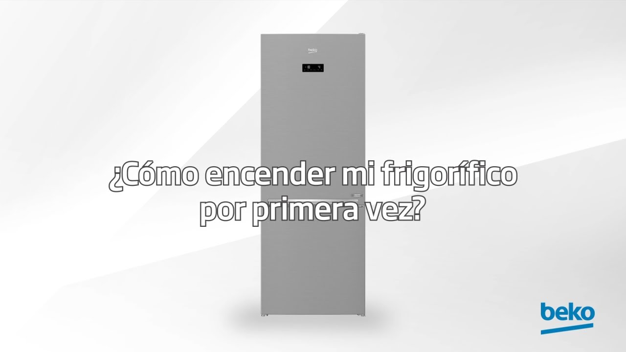 Ligar frigorifico primeira vez