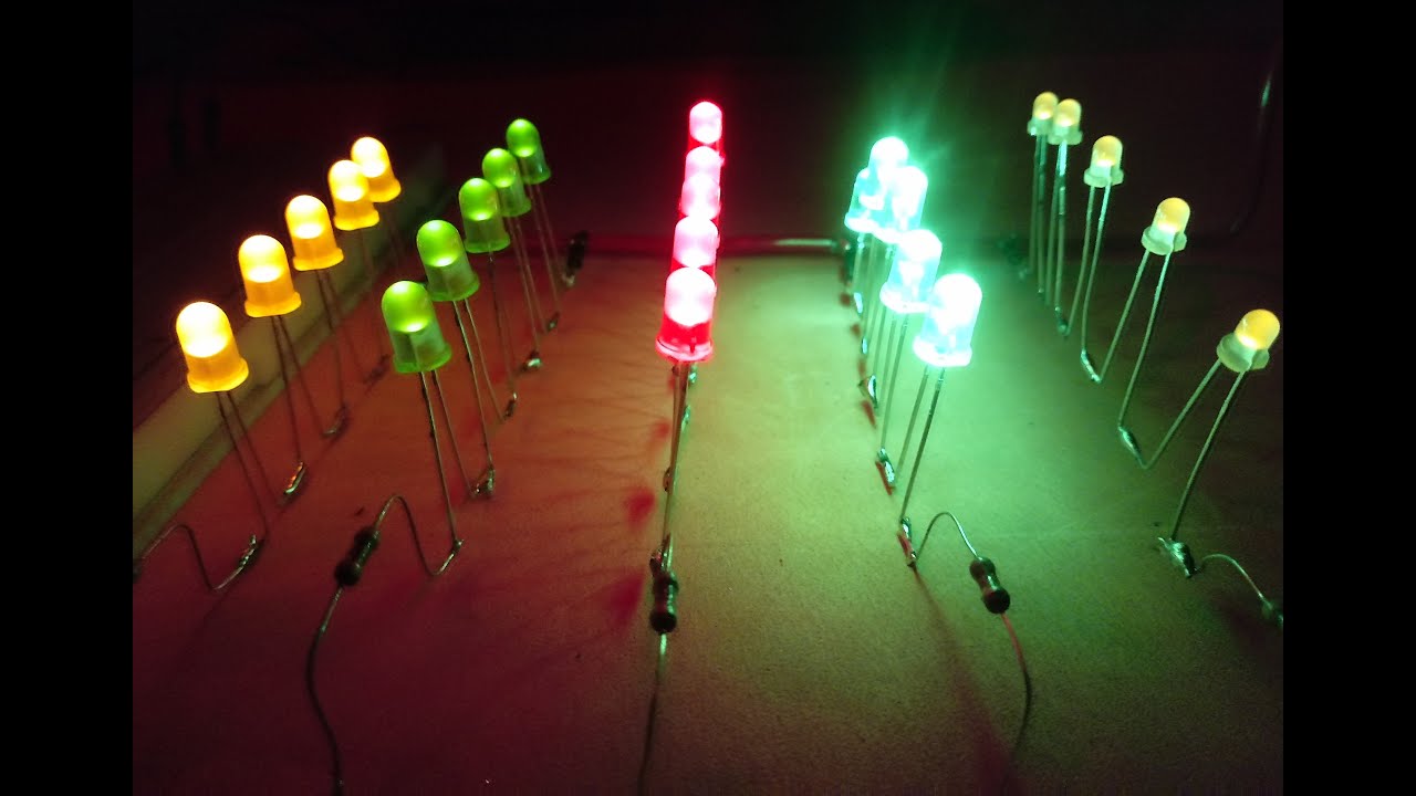 Como ligar varios leds em 220v
