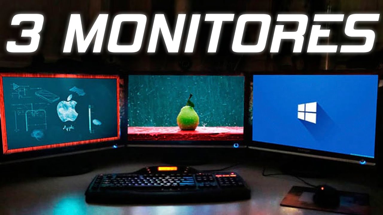 Ligar 3 monitores a um portátil 1 Ligar 3 monitores a um portátil