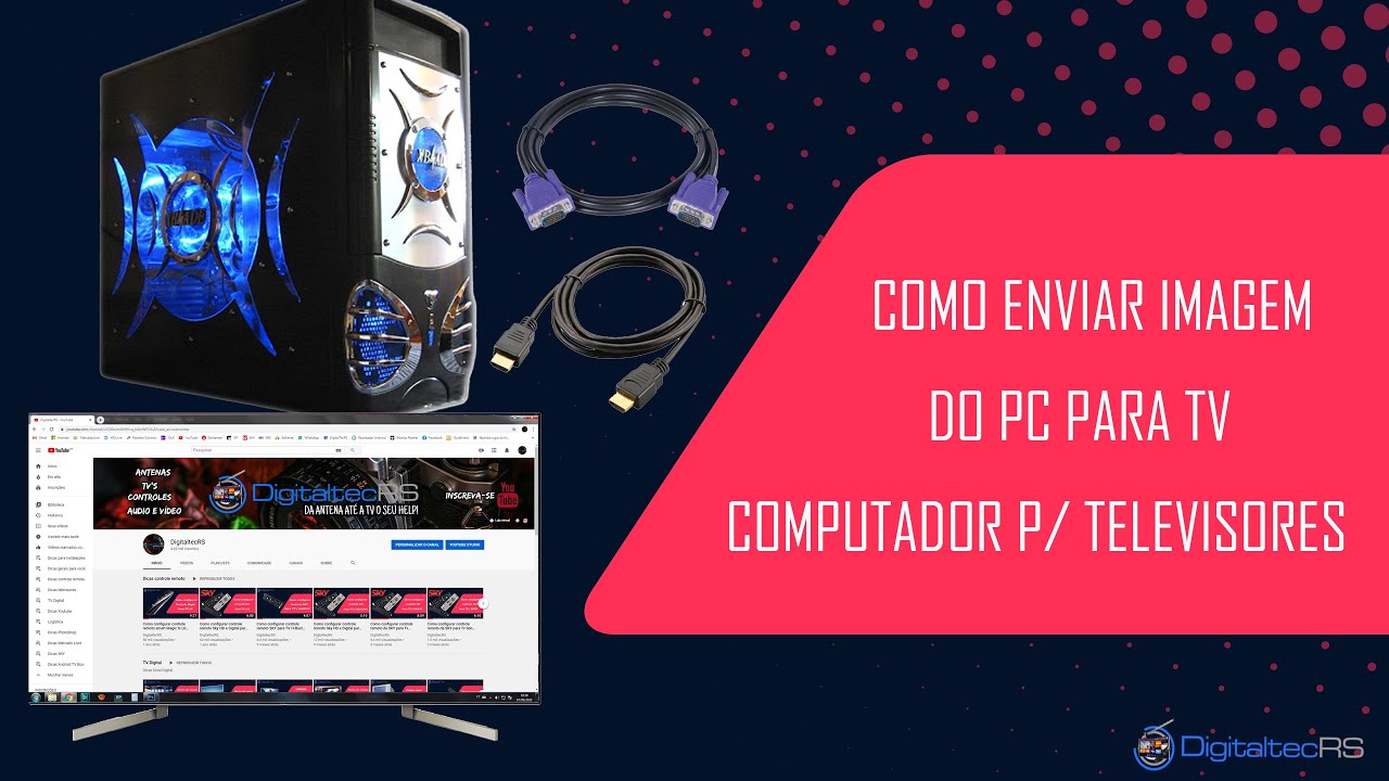 Como ligar pc a tv atraves de hdmi