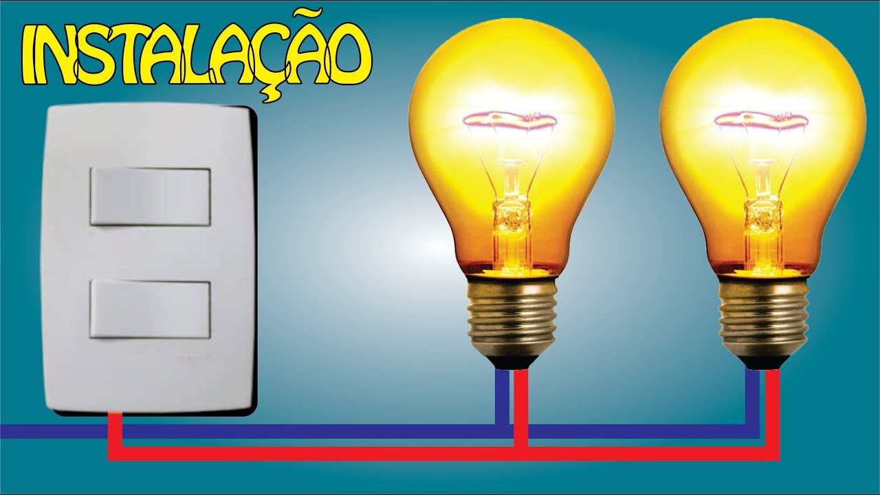 Como ligar duas lampadas em dois interruptores