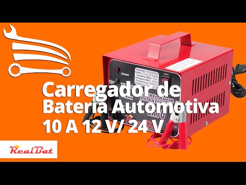 Como ligar carregador de bateria