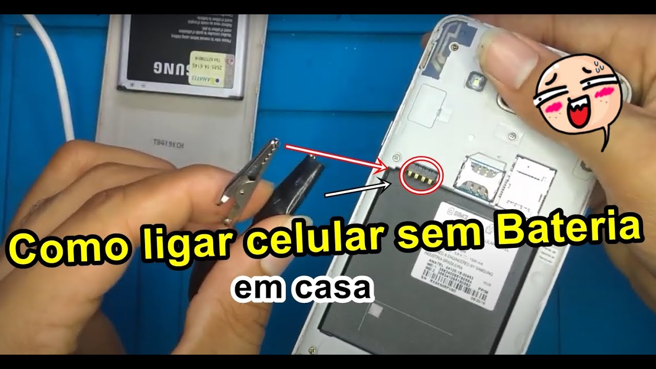 Ligar celular sem bateria