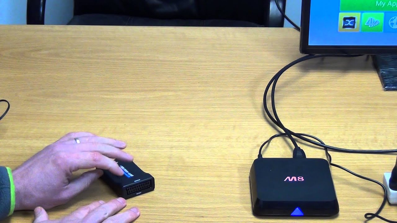 Como ligar hdmi a scart
