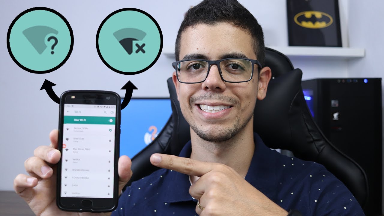 Não consigo ligar wifi no android