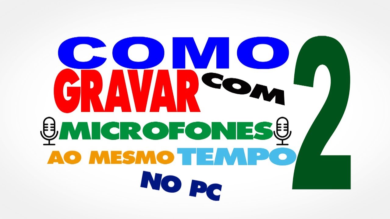 Como ligar dois microfones no pc