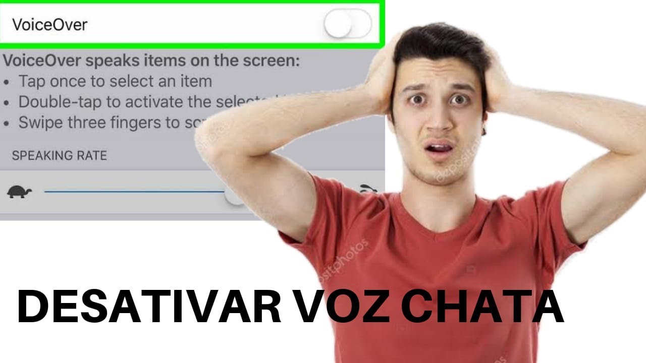 Desligar controlo de voz iphone