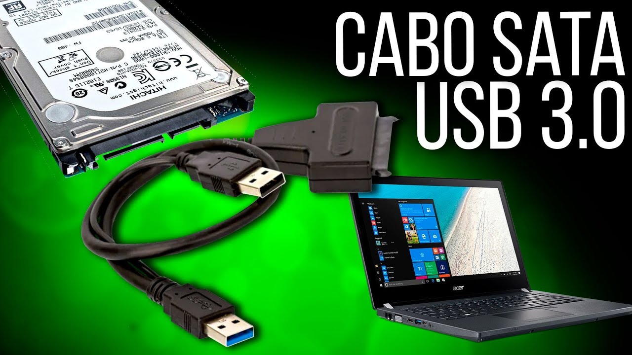 Cabo para ligar hd sata em usb