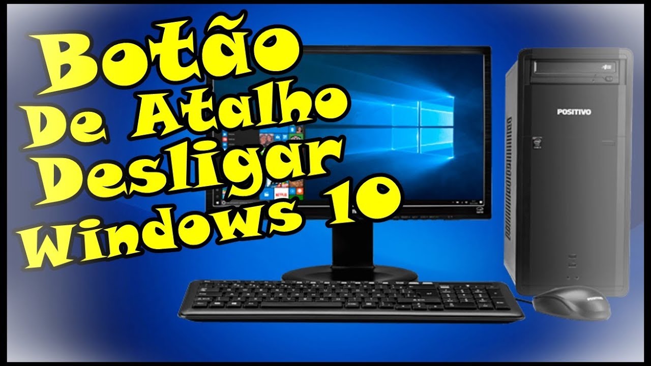 Criar atalho para desligar pc