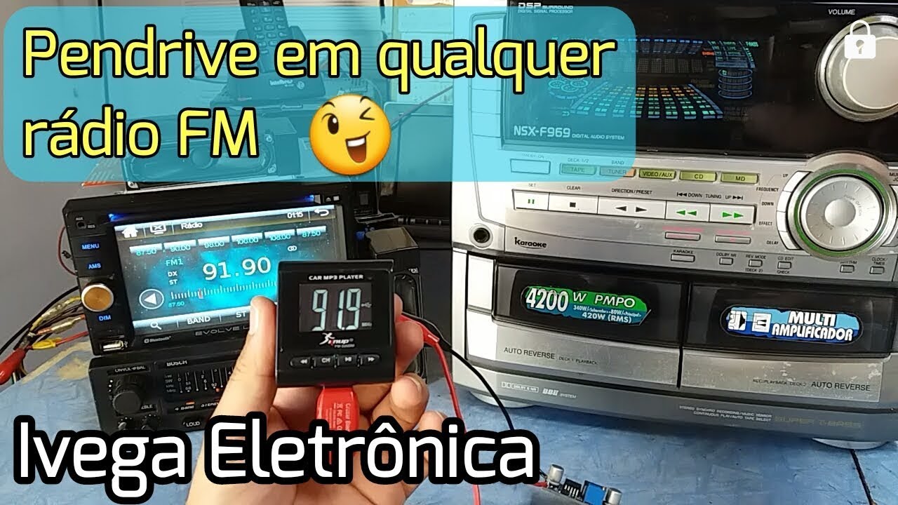 Como ligar usb no radio