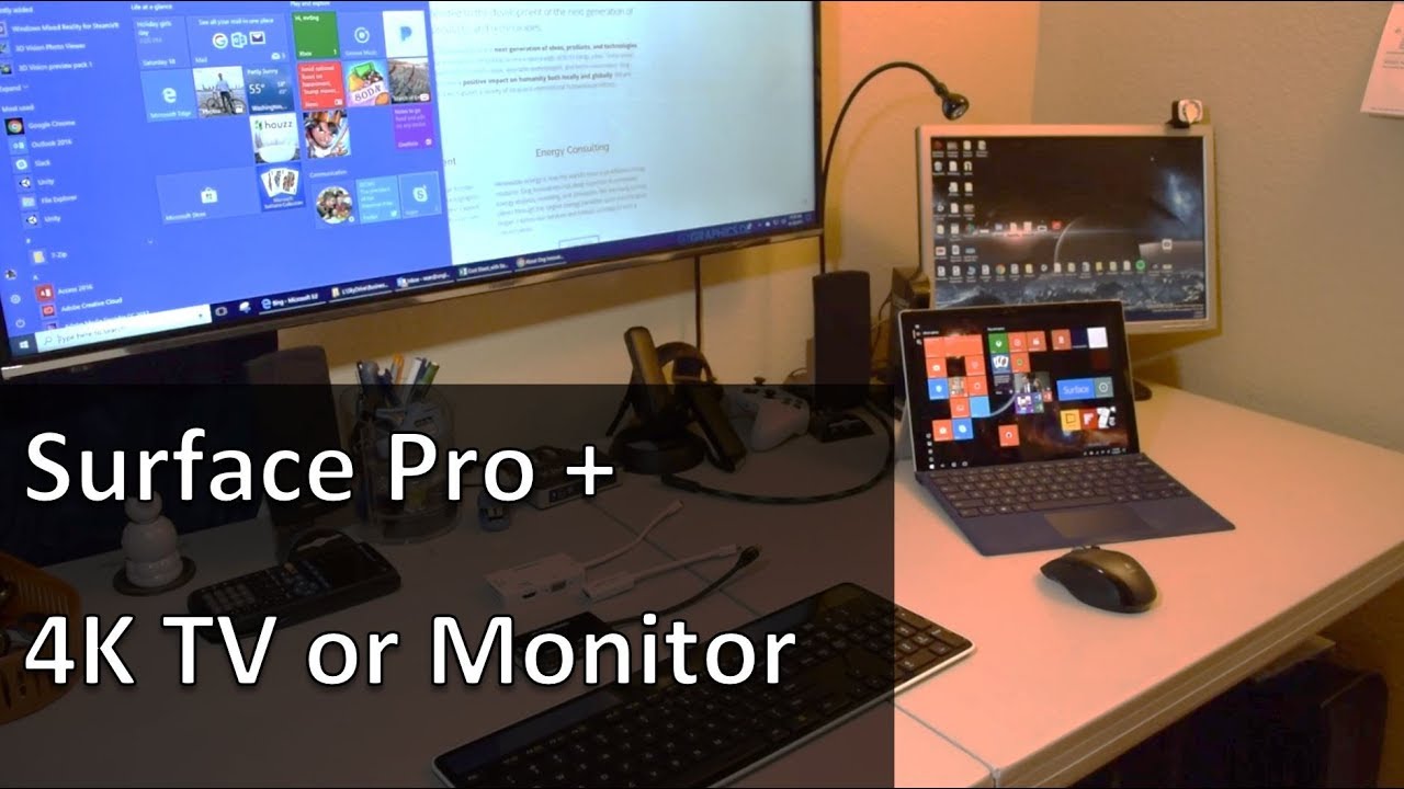 Ligar surface a monitor externo