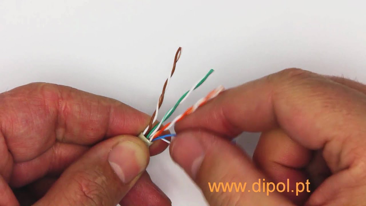 Ligar ficha rj45