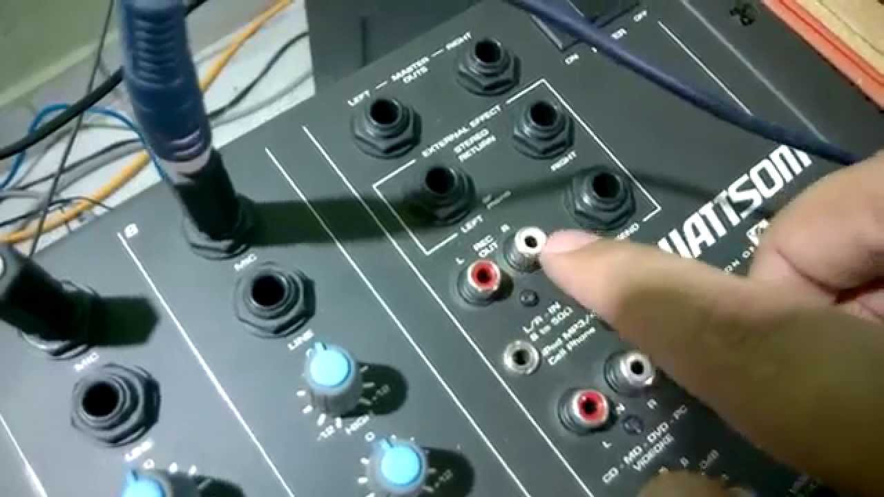 Ligar mesa de som no pc