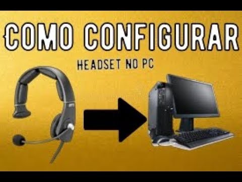 Como ligar headset no pc