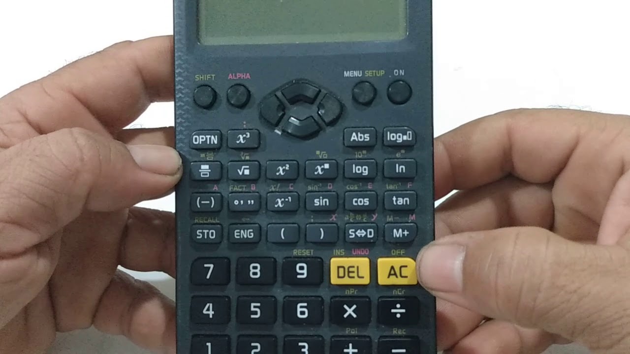Como desligar calculadora grafica