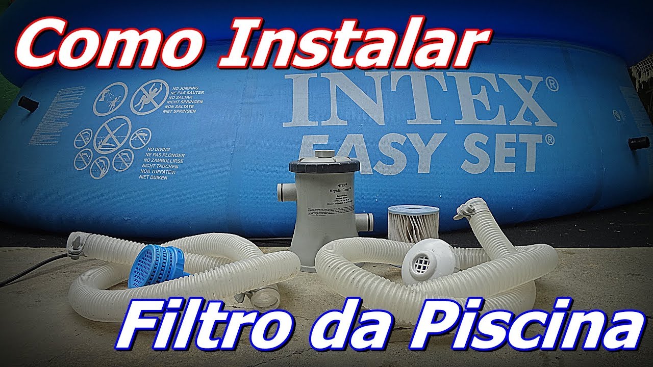 Como ligar filtro de piscina