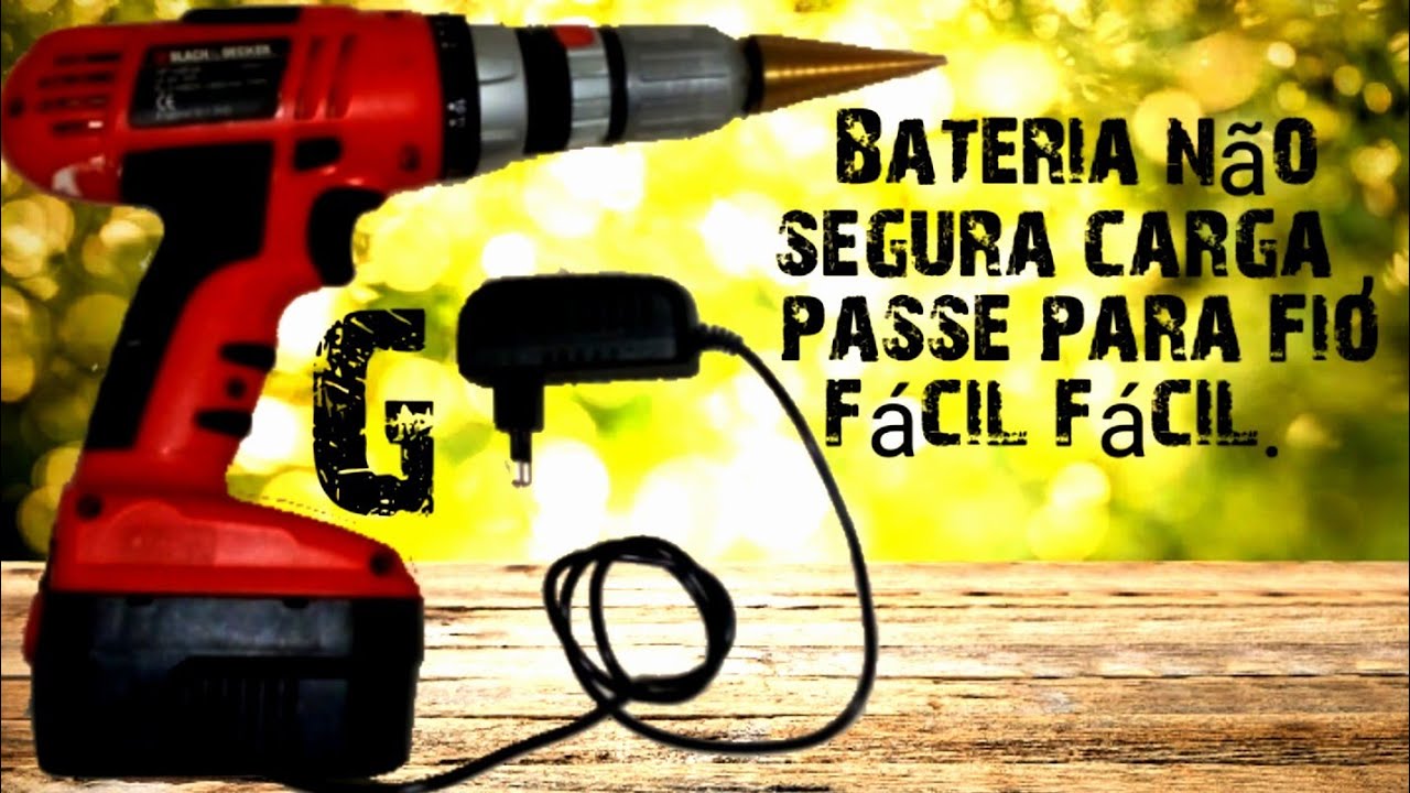 Ligar parafusadeira direto na tomada