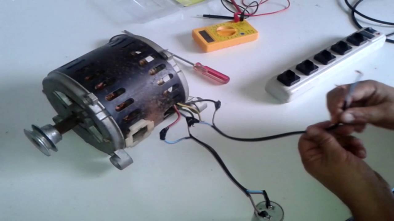 Como ligar motor de maquina de lavar 5 fios