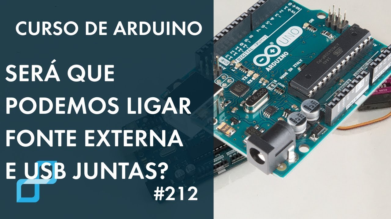 Ligar arduino com fonte externa