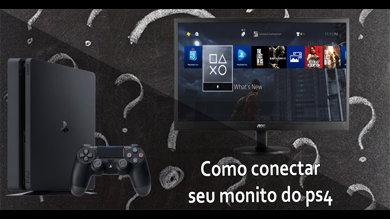 Ligar ps4 ao portatil hdmi