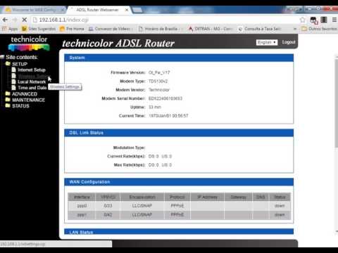 Tg784n v3 desligar dhcp