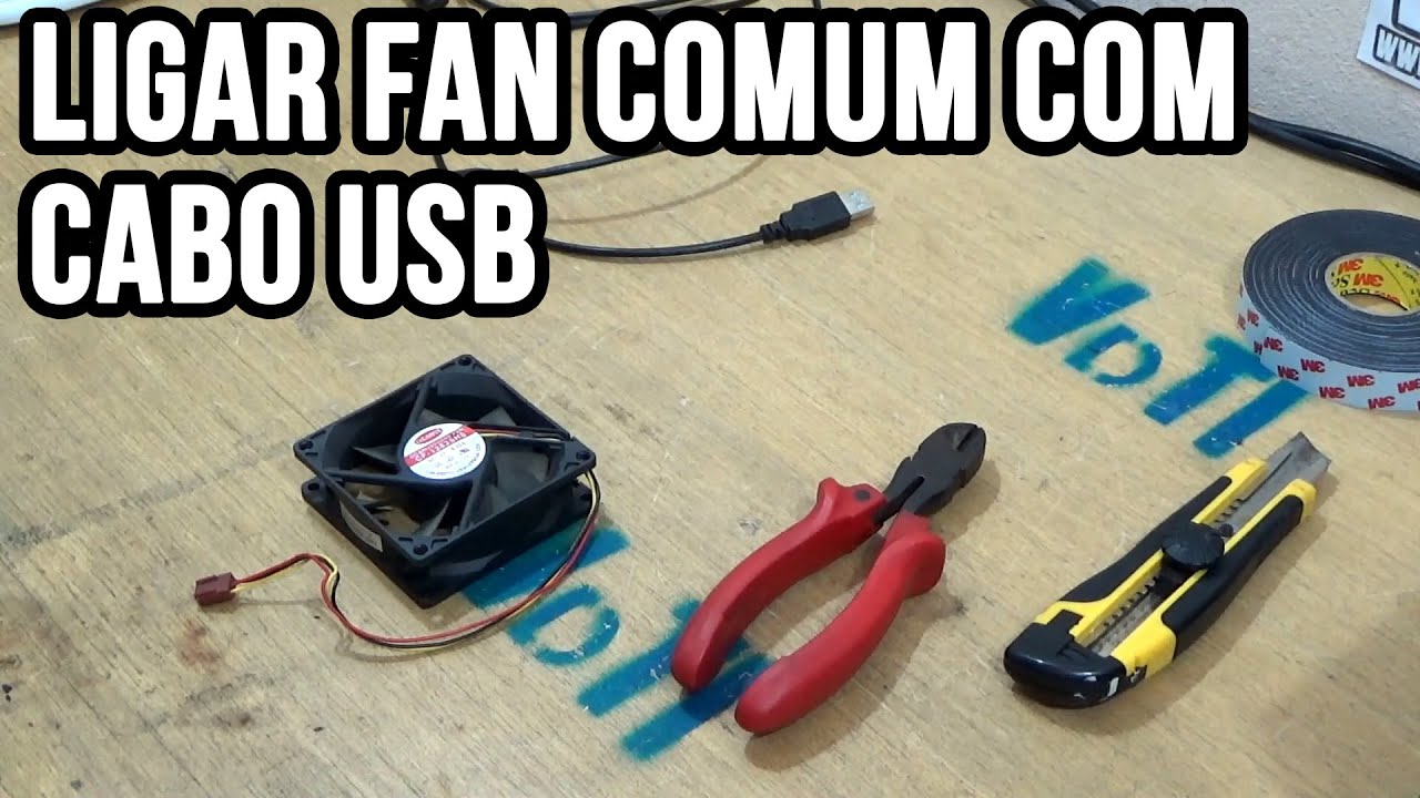 Como ligar uma ventoinha de pc na tomada