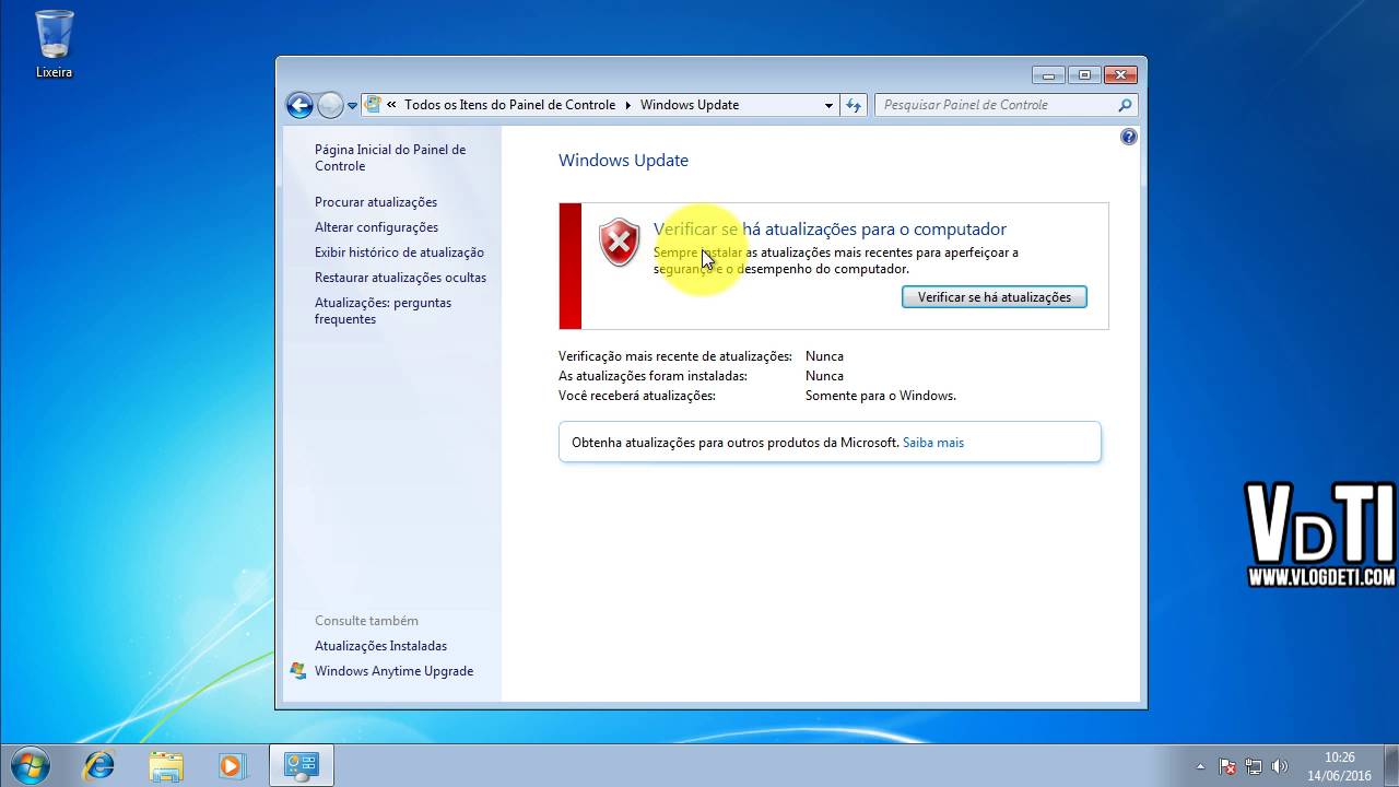 Como desligar as atualizações automáticas do windows 7 1 Como desligar as atualizações automáticas do windows 7